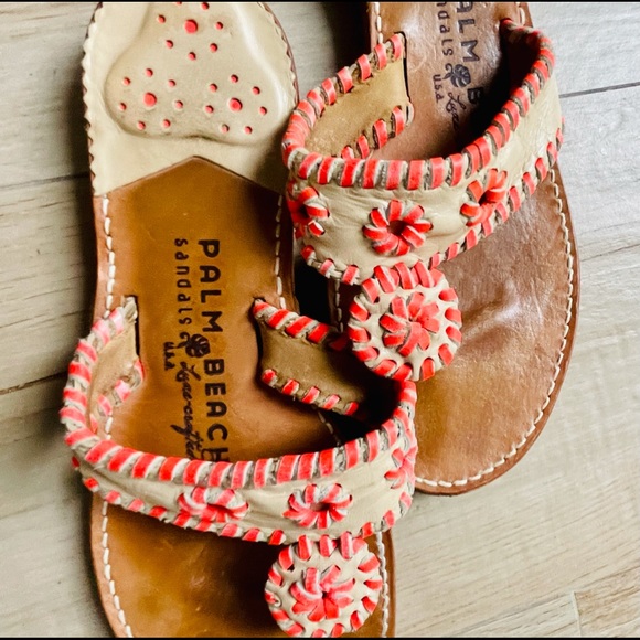 Palm Beach Sandals | Spanish Leather Craft |Size 9 - Picture 2 of 5